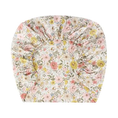 ever &amp; ever&trade; Vibrant Blooms Fitted Crib Sheet in Pink. View a larger version of this product image.