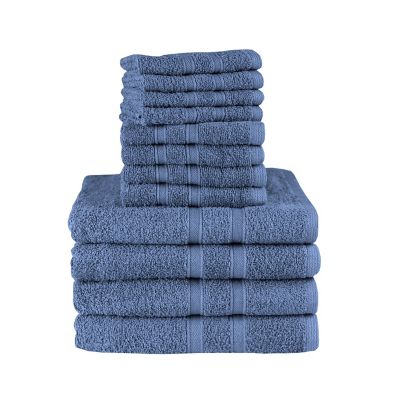 Simply Essential&trade; Solid 12-Piece Bath Towel Set