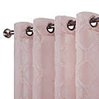 Alternate image 2 for Jessica Simpson Everyn 84-Inch Light Filtering Window Curtain Panels in Blush (Set of 2)