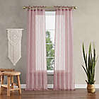 Alternate image 1 for Jessica Simpson Nora 84-Inch Light Filtering Window Curtain Panels in Blush (Set of 2)