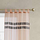 Alternate image 2 for Jessica Simpson Milly 63-Inch Light Filtering Window Curtain Panels in Blush (Set of 2)