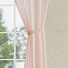 Alternate image 3 for Jessica Simpson Milly 63-Inch Light Filtering Window Curtain Panels in Blush (Set of 2)