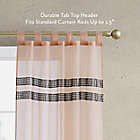 Alternate image 10 for Jessica Simpson Milly 63-Inch Light Filtering Window Curtain Panels in Blush (Set of 2)