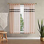 Alternate image 0 for Jessica Simpson Milly 63-Inch Light Filtering Window Curtain Panels in Blush (Set of 2)