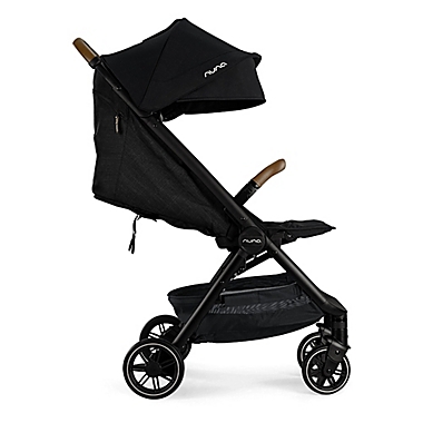 Nuna&reg; TRVL&trade; Single Stroller in Caviar. View a larger version of this product image.