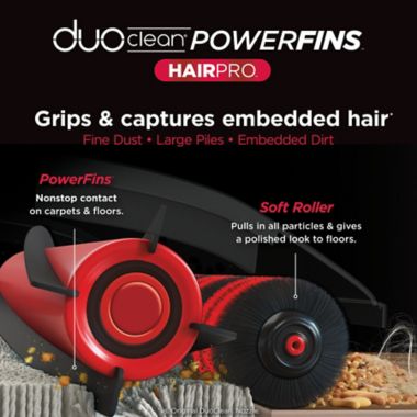 Shark&reg; Stratos&trade; Upright Vacuum with DuoClean&reg; Power in Navy. View a larger version of this product image.