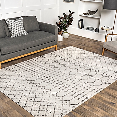 nuLOOM Moroccan Blythe Area Rug in Grey. View a larger version of this product image.