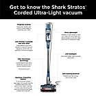 Alternate image 5 for Shark&reg; Stratos&trade; UltraLight Corded Stick Vacuum in Navy
