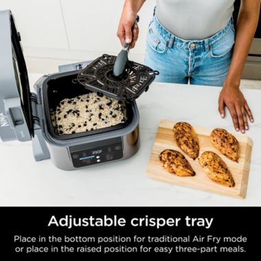 Ninja Speedi&trade; 6 qt. 12-in-1 Rapid Cooker &amp; Air Fryer in Sea Salt Gray. View a larger version of this product image.