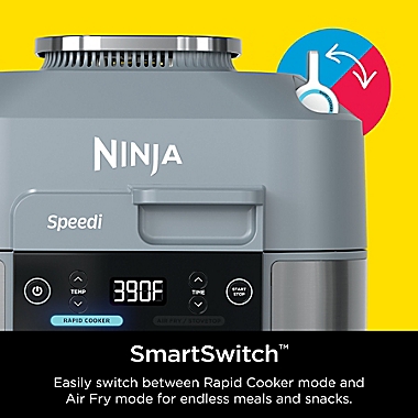 Ninja Speedi&trade; 6 qt. 12-in-1 Rapid Cooker &amp; Air Fryer in Sea Salt Gray. View a larger version of this product image.