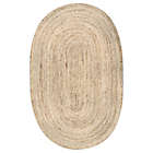 Alternate image 0 for nuLOOM Rigo Hand Woven Farmhouse Jute 2&#39; 3&quot; x 4&#39; Oval Accent Rug in Natural