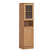 Hodedah&reg; 63-Inch Wooden Kitchen Pantry