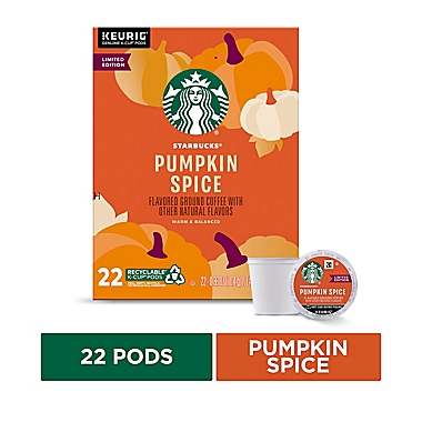 Starbucks&reg; Pumpkin Spice Coffee Keurig&reg; K-Cup&reg; Pods 22-Count. View a larger version of this product image.