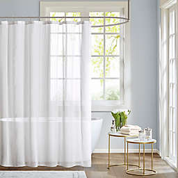 Madison Park Anna Shower Curtain in White