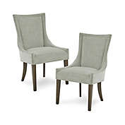 Madison Park Signature Ultra Dining Side Chair in Light Grey (Set of 2)