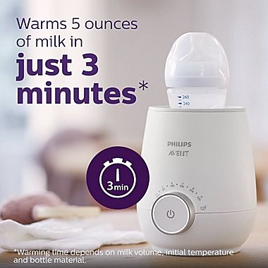 Philips Avent Fast Baby Bottle Warmer. View a larger version of this product image.