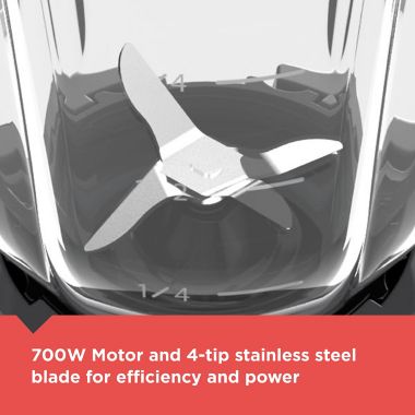Black + Decker&trade; 10-Speed Countertop Blender in Grey. View a larger version of this product image.
