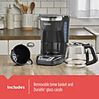 Alternate image 2 for Black + Decker&trade; 12-Cup* Programmable Coffee Maker in Grey