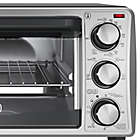 Alternate image 4 for Black &amp; Decker&trade; 4-Slice Toaster Oven in Grey