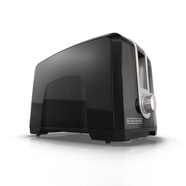 Black & Decker&trade; 2-Slice Toaster in Black. View a larger version of this product image.
