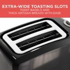 Alternate image 14 for Black & Decker&trade; 2-Slice Toaster in Black