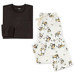 Burt's Bees Baby® 2-Piece Men's Northern Reindeer T-Shirt and Lounge Pant Set