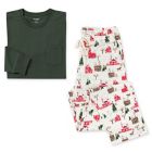 Alternate image 0 for Burt's Bees Baby&reg; XX-Large Mens 2-Piece Holiday Village Tee and Lounge Pant Set