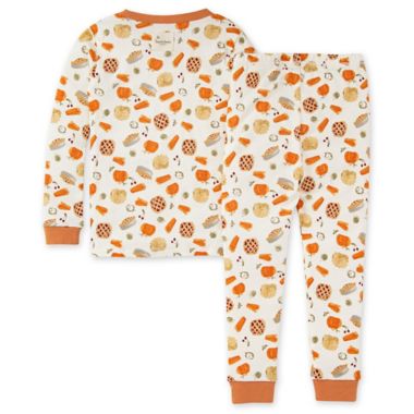 Burt's Bees Baby&reg; Size 6Y 2-Piece Desserts Thanksgiving Tee and Pant PJ Set. View a larger version of this product image.