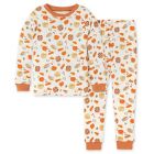 Alternate image 0 for Burt's Bees Baby&reg; Size 6Y 2-Piece Desserts Thanksgiving Tee and Pant PJ Set