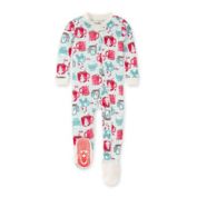 Burt's Bees Baby&reg; Mugs of Happiness Organic Cotton Footed Pajama in Honeydew