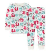 Burt's Bees Baby&reg; 2-Piece Mugs of Happiness T-Shirt and Pant PJ Set in Honeydew