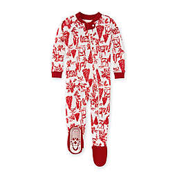 Burt's Bees Baby® Woodland Winter Organic Cotton Footed Pajama in Cardinal