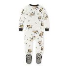 Alternate image 1 for Burt's Bees Baby&reg; Size 0-3M Northern Reindeer Organic Cotton Footed Pajama