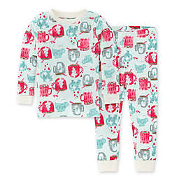 Burt's Bees Baby® 2-Piece Mugs of Happiness T-Shirt and Pant PJ Set in Honeydew