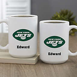 NFL New York Jets Personalized Coffee Mug in White