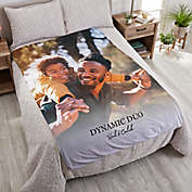 Photo & Message For Him Personalized Weighted Blanket