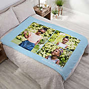 Picture Perfect Personalized Weighted Blanket and 3 Photo Duvet Cover