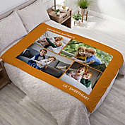 Picture Perfect Personalized Weighted Blanket and 4 Photo Duvet Cover