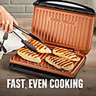 Alternate image 3 for George Foreman&reg; 5-Serving Classic Plate Grill in Black