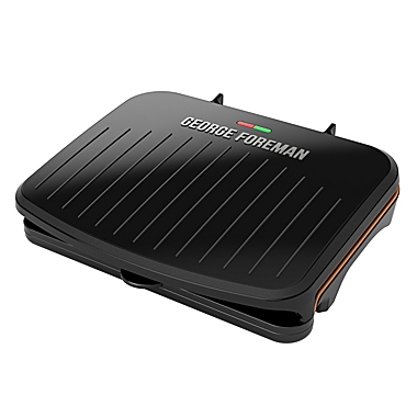 George Foreman&reg; 5-Serving Classic Plate Grill in Black. View a larger version of this product image.
