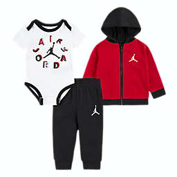 Jordan® Size 0-3M Air Jordan 3-Piece Outfit Set in Black