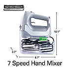 Alternate image 7 for Hamilton Beach&reg; Professional 7-Speed Hand Mixer in Silver