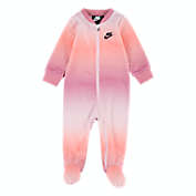 Nike&reg; Newborn Ombre Footed Pajama in Pink