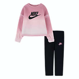 Nike® Size 4T 2-Piece Printed Club Top and Legging Set in Pink/Black