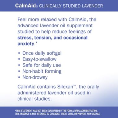 Nature's Way&reg; 30-Count CalmAid&reg; Softgels. View a larger version of this product image.