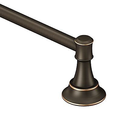 Moen&reg; Ashville&trade; 18-Inch Towel Bar in Mediterranean Bronze. View a larger version of this product image.