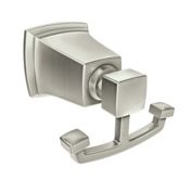 Moen&reg; Boardwalk Double Robe Hook in Brushed Nickel