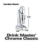 Alternate image 6 for Hamilton Beach&reg; DrinkMaster&reg; Chrome Classic Mixer