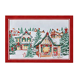 Erlene Home Fashions Storybook Christmas Village Placemats (Set of 4)
