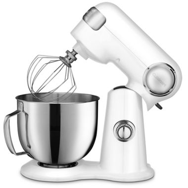 Cuisinart&reg; Precision Master&trade; 5.5 qt. Tilt-Back Head Stand Mixer in White. View a larger version of this product image.